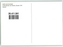 7180 Disentis Mustér Künstlerkarte Vorder Rheintal sign. Adrie Van Schagen Aquarell