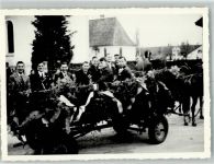 9545 Wängi Foto AK Kirche Ort handschriftlich