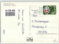 8570 Weinfelden 1963 Foto AK Bahnhofstrasse Schloss