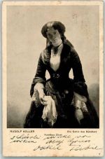 8890 Flums 1921 Künstlerkarte sign. R.Koller Ehefrau Ort lt. Stempel