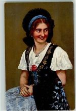 8000 Zürich 1917 - Frau Kostüm Oberland