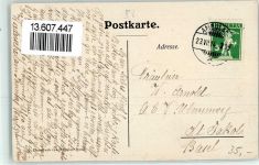 4448 Läufelfingen 1914 - Erholungsstation Bahnpost Ambulant 319