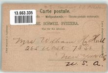 3360 Herzogenbuchsee Gebrauchsspuren Hotel du Soleil Kirche Dorfstrasse Lithographie Mittelbug Stauchung Riß