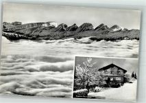 8496 Steg im Tösstal 1961 Winter Gasthaus Hörnli-Kulm