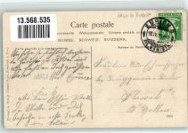 8703 Erlenbach ZH 1911 Gebrauchsspuren Gasthaus zum Sonnenberg