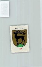 8193 Eglisau - Vignette Wappen Kaffee Hag 1920-1940 Hirsch