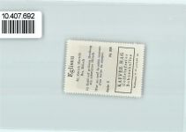 8193 Eglisau - Vignette Wappen Kaffee Hag 1920-1940 Hirsch