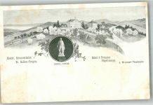 9043 Trogen Foto AK Denkmal 1403-1903 Hotel Pension Vögelinsegg Straßenbahn