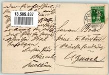 8717 Benken SG 1917 Foto AK Schloss Grynau Schulhaus Kirche