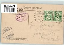 Schweizer Gebirgspost Postkutsche Schweiz 1905