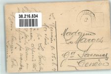 2108 Couvet 1913 Foto AK Kirche Feldpost Bataillon 3