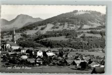 1618 Châtel-St-Denis 1956 Foto AK Kirche