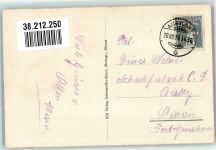 8767 Elm 1919 Foto AK Kirche Bahnpost Zug 3436