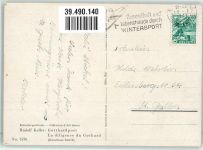 St Gotthard Postkutsche Gotthardpost Künstler R. Koller Kuh Postkutsche Schweiz