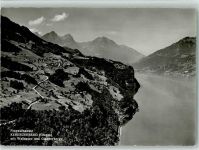 Kerenzerberg - mit Walensee und Glarnerberge Flugaufnahme