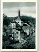 1323 Romainmôtier-Envy Foto AK Kirche