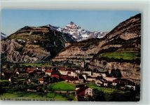 1890 St-Maurice - et la Dent du Midi