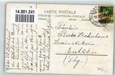 3762 Erlenbach im Simmental 1923 Foto AK Bahnpost Zug 3713