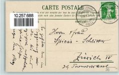 Alt St. Johann Toggenburger Senn in Sonntagstracht Trachten Toggenburg 1910