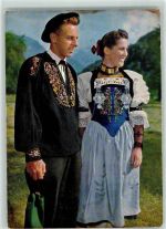 Bäuerliche Sonntagstrach Trachtenpaar