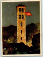 9213 Hauptwil - sign. Taddei Bundesfeierkarte 1938