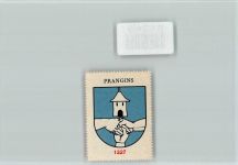 1197 Prangins - Vignette Wappen Kaffee Hag ca 1920-1940