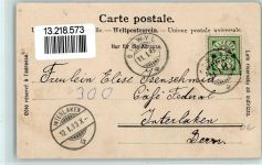 6074 Giswil 1903 - Hotel Bahnhof Giswil mit Wetterhorn