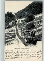 1820 Territet 1900 - Funiculaire , sehr gute Erhaltung AK