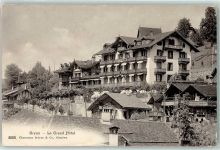 1882 Gryon Gebrauchsspuren Grand Hotel