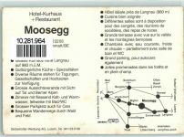 3543 Emmenmatt - Hotel Kurhaus und Restaurant Moosegg