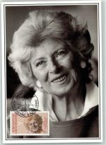 Fürstin Gina Gedenkausgabe Trauermarken Ausgabe 5. Juni 1990 Adel Liechtenstein