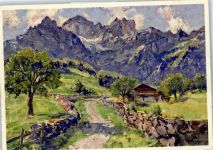 Glärnisch - Künstlerkarte, Bergkette