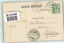 2088 Cressier NE 1906 Foto AK Schloss Jeanjaquet Kirche