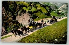 Postkutschen 5er Gespann Postkutsche Schweiz