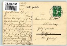 Lausanne Losanna Bahnhof Eisenbahn Gare du Flon Bahnhof Schweiz 1914 Foto AK