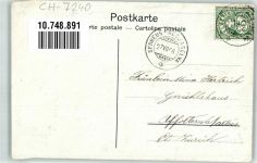 7249 Serneus 1906 Foto AK Hotel Kurhaus