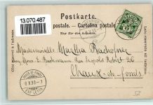 2012 Auvernier 1899 - Teilansicht am Wasser, Erhaltung Knick u. Stempel.