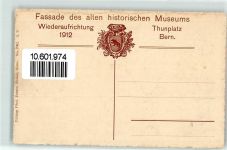 3000 Bern Berne - Fassade des alten historischen Museums