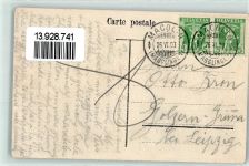 2532 Magglingen Macolin 1903 Gebrauchsspuren Souvenier de Macolin Kapelle Fahne