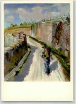 sign. Pizzotti Der Winzer Pro Infirmis Schweiz Künstlerkarte