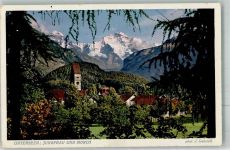 3800 Unterseen 1923 Foto AK Foto Gaberell, J.