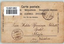 8157 Dielsdorf 1898 Gebrauchsspuren Regensberg Dorfstrasse Kirche Lithographie