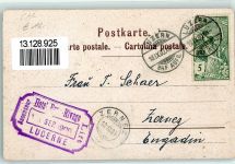 1900 Lithographie Schweizer Bundesrat 1900 AK