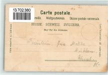 9427 Wolfhalden BOAKC Lithographie Gasthaus Zum Adler Pension Blatter Lindenberg Neugasse Verlag Künzli Nr 1527