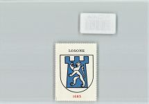 6616 Losone - Vignette Wappen Kaffee Hag ca 1920-1940 Losone
