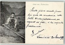 1899 - Nidwalder Trachtenmädchen