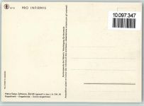 Engadinerin sign. Hans Schwarz Pro Infirmis Schweiz Künstlerkarte