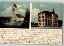 8303 Bassersdorf 1906 Mondschein Kirche