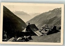 Hockenalp 1921 Foto AK Kirche Kapelle