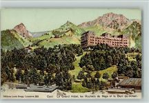 1824 Caux - Le Grand Hôtel les Rochers de Naye et la Dent de Jaman